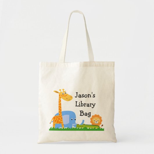 Kinder speciale Safari-Canvas tas (Voorkant)