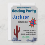 Kinder speciale sheriff Cowboy Foto Sjabloon Kaart (Achterkant)