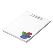 Kinder Speelgoed - Bouwblokken Notitieblok (Linkerzijde)