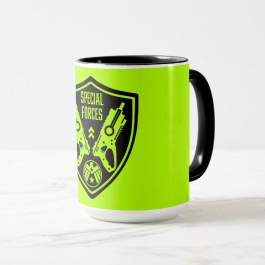 Kinder Speelgoed Dart Pistool Battle Mok (Voorkant rechts)