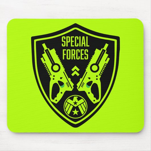 Kinder Speelgoed Dart Pistool Battle Muismat (Voorkant)