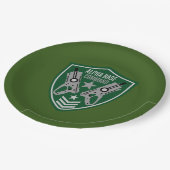 Kinder Speelgoed Dart Pistool Battle Papieren Bordje (Gekanteld)