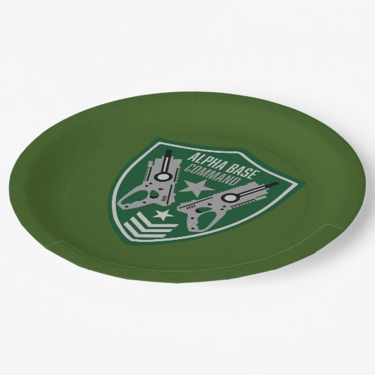 Kinder Speelgoed Dart Pistool Battle Papieren Bordje (Gekanteld)