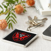 Kinder Speelgoed Dart Pistool Battle Sleutelhanger (Zijkant)