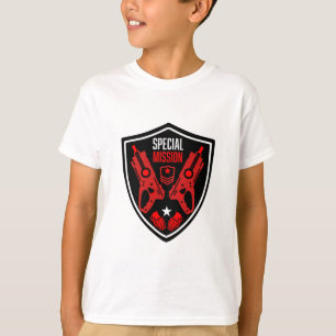 Kinder Speelgoed Dart Pistool Battle T-shirt