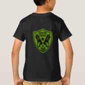 Kinder Speelgoed Dart Pistool Battle T-shirt (Achterkant)