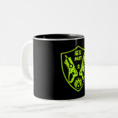 Kinder Speelgoed Dart Pistool Battle Tweekleurige Koffiemok (Voorkant links)