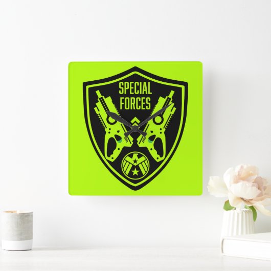 Kinder Speelgoed Dart Pistool Battle Vierkante Klok (Huis)