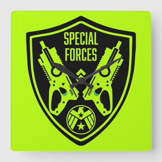 Kinder Speelgoed Dart Pistool Battle Vierkante Klok (Voorkant)