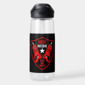 Kinder Speelgoed Dart Pistool Battle Waterfles (Achterkant)