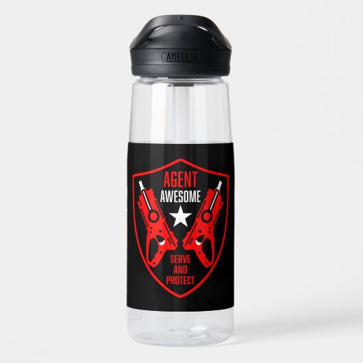 Kinder Speelgoed Dart Pistool Battle Waterfles (Achterkant)