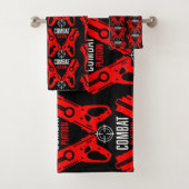 Kinder Speelgoed Pistool Battle Christmas Bad Handdoek (Insitu)