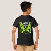 Kinder Speelgoed Pistool Battle Christmas T-shirt (Achterkant volledig)