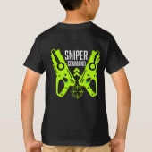 Kinder Speelgoed Pistool Battle Christmas T-shirt (Achterkant)