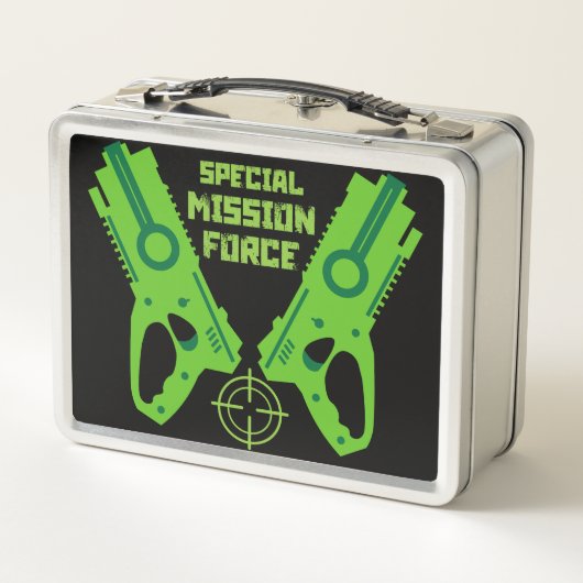 Kinder Speelgoed Pistool Battle Kerst en Verjaarda (Achterkant)