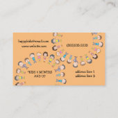 Kinder speelgoedservice visitekaartje (Achterkant)