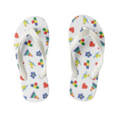 Kinder speeltjes patterend. kinder teenslippers (Voetbed)