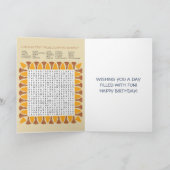 Kinder Spelen en Activiteiten Egypt Thema Verjaard Kaart (Binnen)