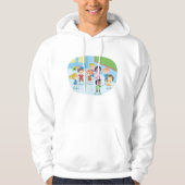Kinder spellen in het klaslokaal hoodie (Voorkant)