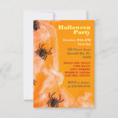 Kinder spin Halloween Party Kaart (Voorkant)