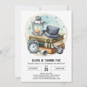 Kinder spionagebril detective Birthday Kaart