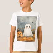 Kinder spook Halloween T-shirt (Voorkant)
