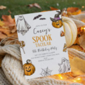 Kinder Spooktaculaire Halloween Birthday Party Kaart