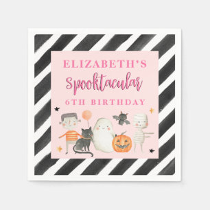 Kinder Spooktaculaire Halloween Birthday Party Nap Servet
