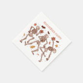 Kinder Spooky Halloween Feestuitnodiging Servet (Hoek)