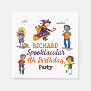 Kinder Spooky Halloween Kostuum Bir Papier Servet