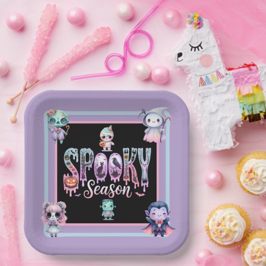 Kinder Spooky Seizoen Halloween Papier Bord (Feest)