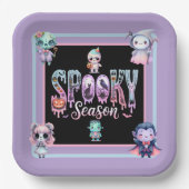 Kinder Spooky Seizoen Halloween Papier Bord (Voorkant)