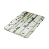 Kinder spoorwegen badmat (Gekanteld)