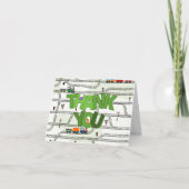 Kinder spoorwegen bedankkaart (Voorkant)