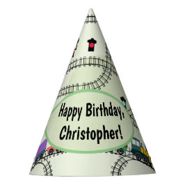 Kinder spoorwegen feesthoedjes