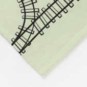 Kinder spoorwegen fleece deken (Hoek)