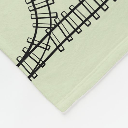 Kinder spoorwegen fleece deken (Hoek)