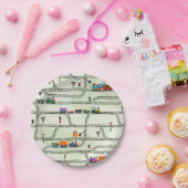 Kinder spoorwegen papieren bordje (Feest)
