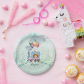 Kinder spoorwegen papieren bordje (Feest)