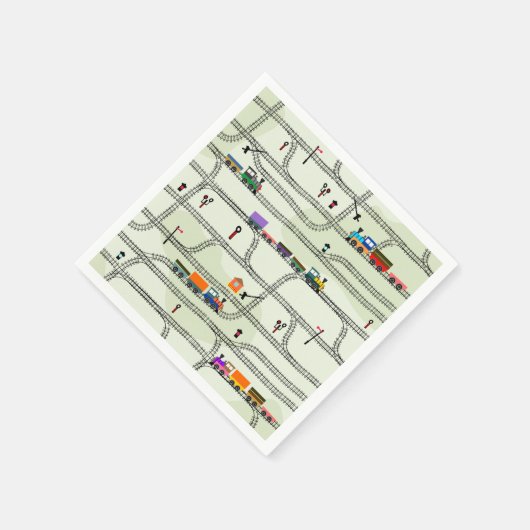 Kinder spoorwegen servet (Hoek)