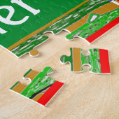 Kinder sport Baseball Puzzle Personalized Gift Legpuzzel (Zijkant)