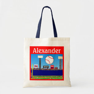 Kinder sport Persoonlijke honkbal Canvas tas