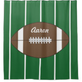 Kinder sportborden Football Bathroom Showgordijn Douchegordijn (Voorkant)