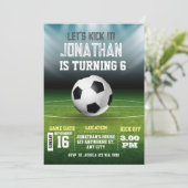 Kinder sportverjaardag kaart (Staand voorkant)