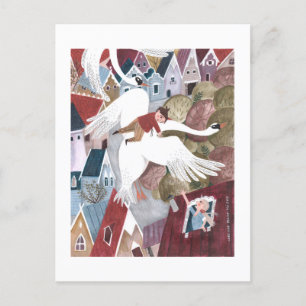 Kinder sproeiers feestdagenkaart