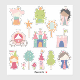 Kinder sproeiers Princesses Sticker