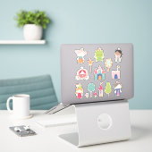 Kinder sproeiers Princesses Sticker (Laptop op bureau)