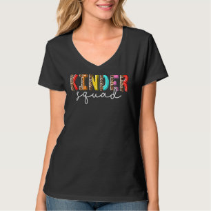 Kinder Squad Kindergarten Leerleraar Student terug T-shirt