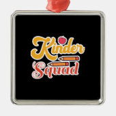 Kinder Squad Metalen Ornament (Voorkant)