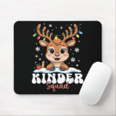 Kinder Squad Reindeer Christmas Lights Cute Winter Muismat (Met muis)